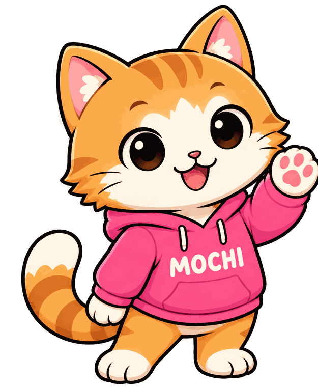 Mochi the cat mascot
