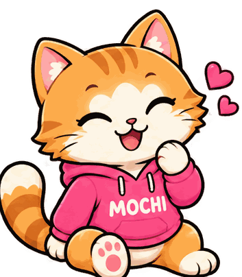 Mochi sitting